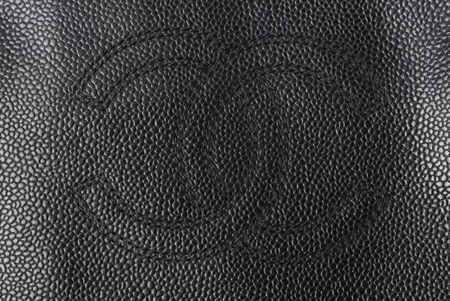 Top Quality Chanel Caviar Skin Shoulder/ Tote Bag Black