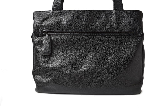 Top Quality Chanel Caviar Skin Shoulder/ Tote Bag Black