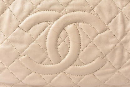 Top Quality Chanel 2way Leather Tote/Shoulder Bag Chain Coco Mark Quilted