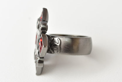 Top Quality Chanel Metal Diamond Ring Size 13