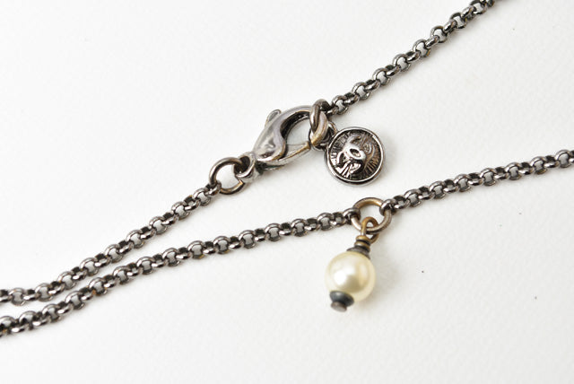Top Quality Chanel Necklace/Pendant with Rhinestones and Rose/Silver