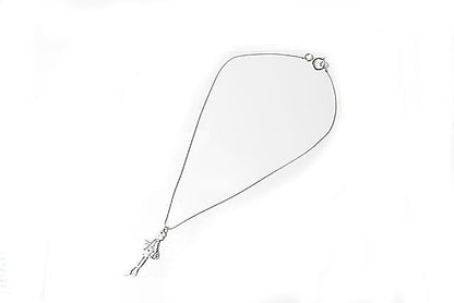 Top Quality Chanel Long Necklace Mademoiselle Motif Silver