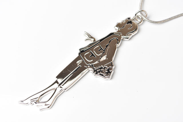 Top Quality Chanel Long Necklace Mademoiselle Motif Silver
