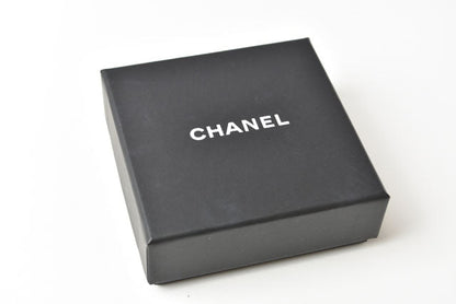 Top Quality Chanel Camellia Motif Rhinestone Silver Earrings