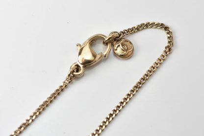 Top Quality Chanel Necklace Pendant Chain Marine Motif CC Gold