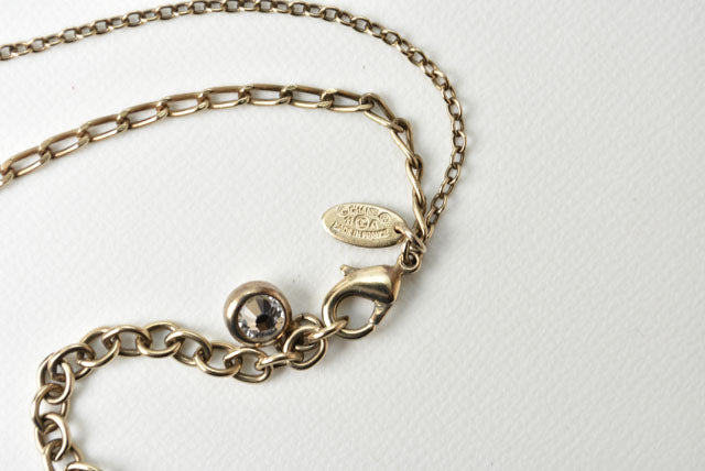 Top Quality Chanel Necklace/Pendant/Bracelet Coco Mark Rhinestone Multicolor/Gold