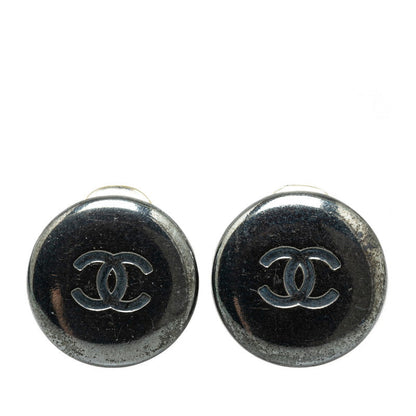 Top Quality Chanel Vintage Coco Mark Metal Earrings