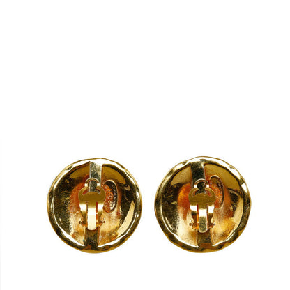 Top Quality Chanel Vintage Coco Mark Earrings Gold Plated