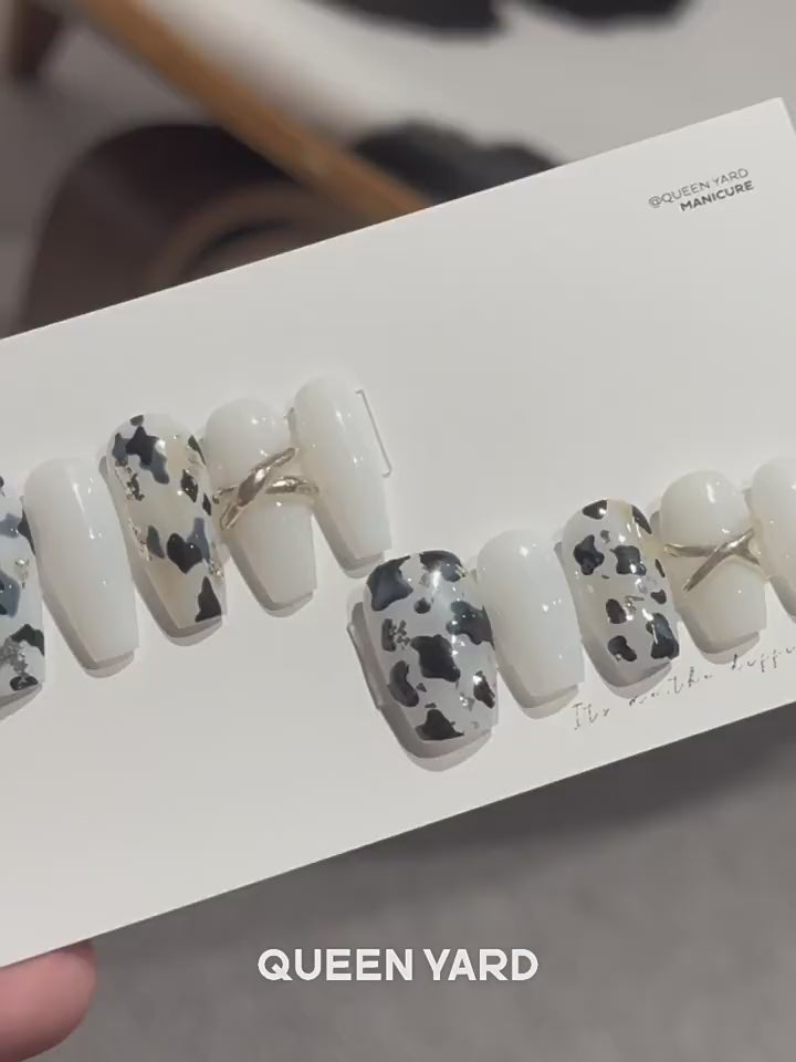 Japanese Matte Leopard Print Press-On Nails