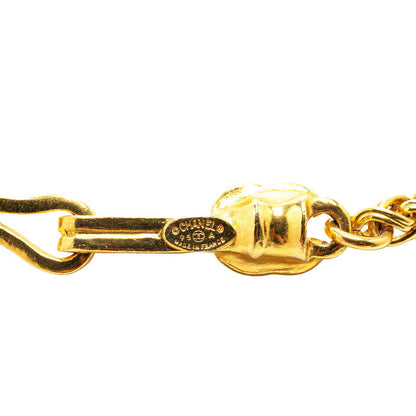 Top Quality Chanel Vintage Coco Mark Long Necklace Gold Plated