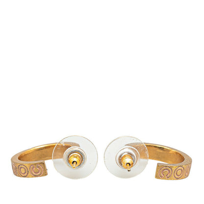 Top Quality Chanel COCO Gold Hoop Earrings