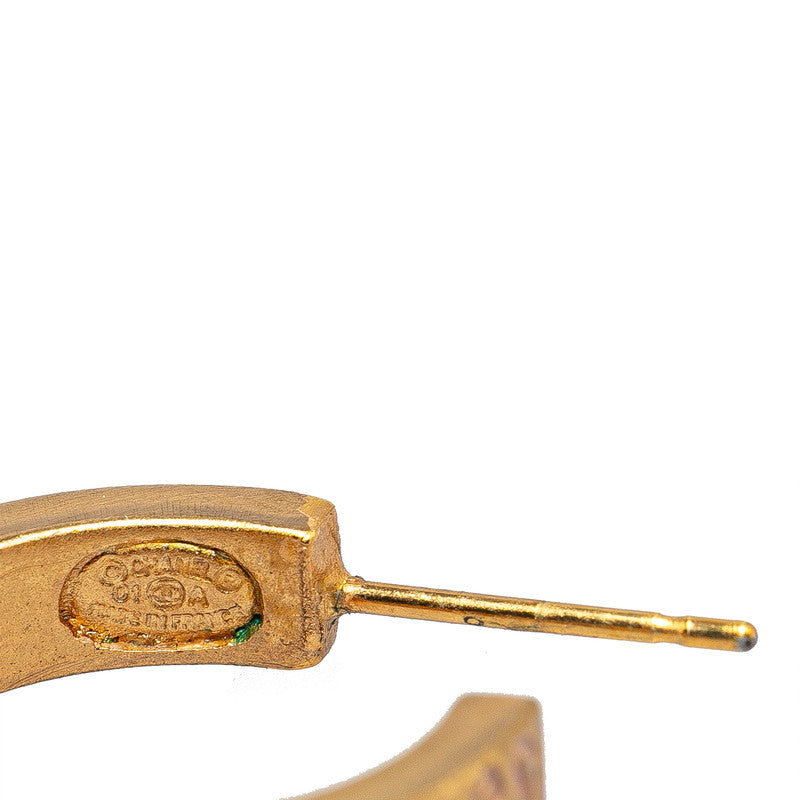 Top Quality Chanel COCO Gold Hoop Earrings