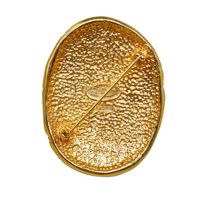Top Quality Chanel Logo Crown Coco Mark Brooch Gold Plated