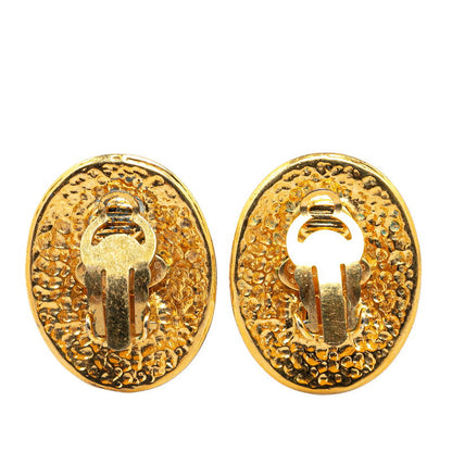 Top Quality Chanel Vintage Coco Mark Drop Earrings Gold