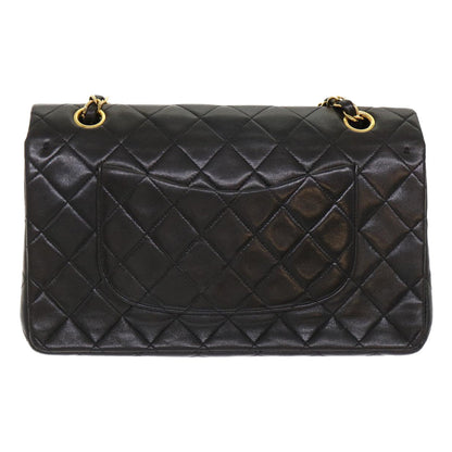 Top Quality Chanel Classic Matelasse 25 Chain New Shoulder Bag Lamb Skin Black Auth 29962A