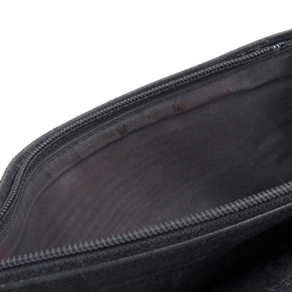 Top Quality Chanel Black Patent Leather Bifold Long Wallet