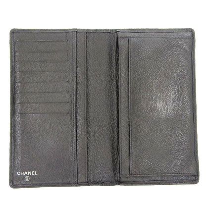 Top Quality Chanel Metallic Lambskin Bifold Long Wallet