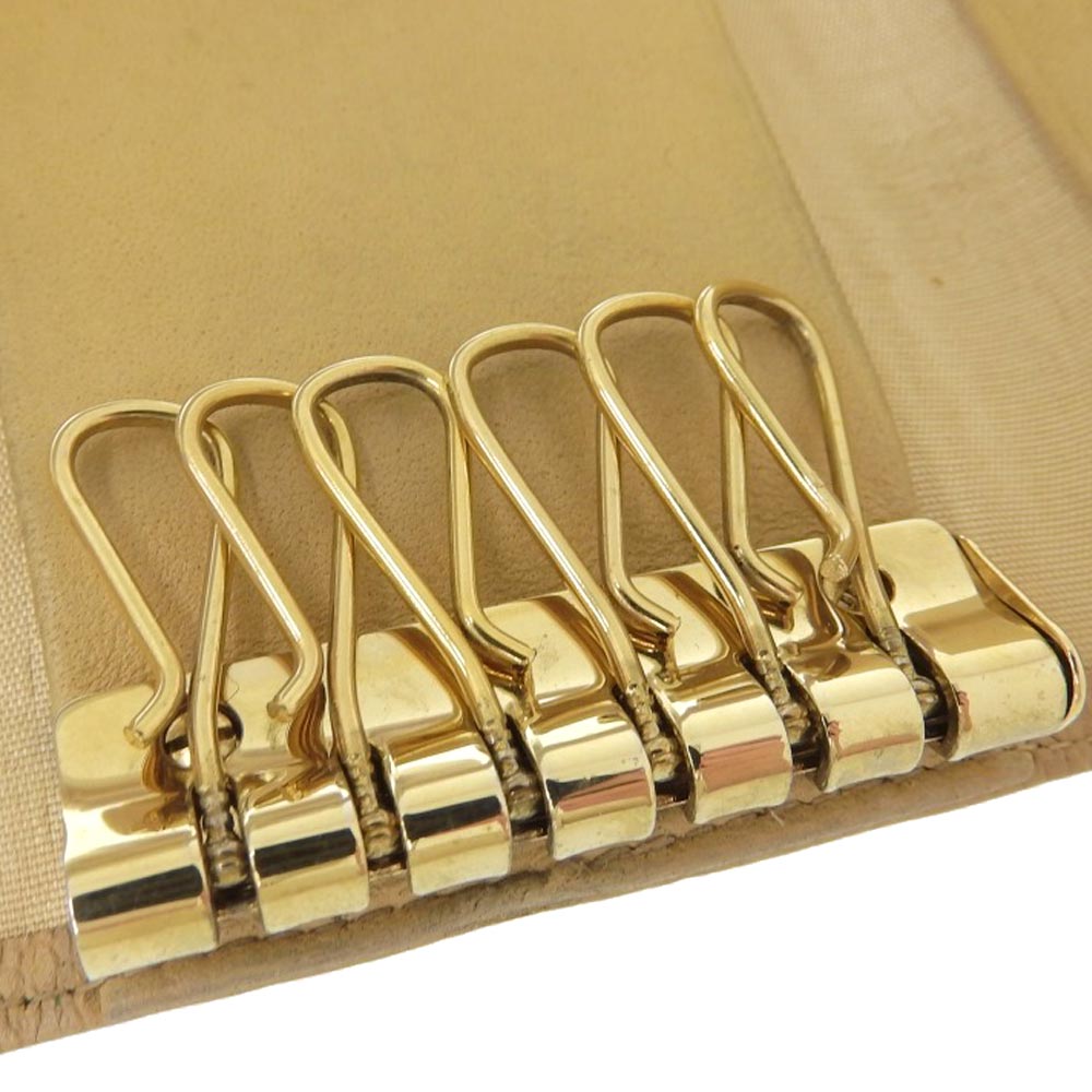 Top Quality Chanel Caviar Skin 6 Key Holder A13502