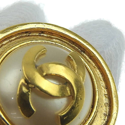 Top Quality Chanel Coco Mark Earrings Fake Pearl Vintage 95P