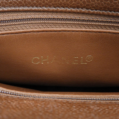 Top Quality Chanel Caviar Chain Shoulder Bag Vintage Brown