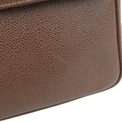 Top Quality Chanel Caviar Chain Shoulder Bag Vintage Brown