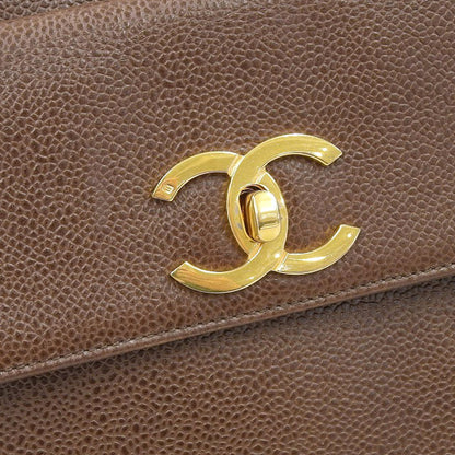 Top Quality Chanel Caviar Chain Shoulder Bag Vintage Brown