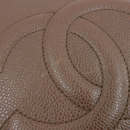 Top Quality Chanel Caviar Chain Shoulder Bag Vintage Brown