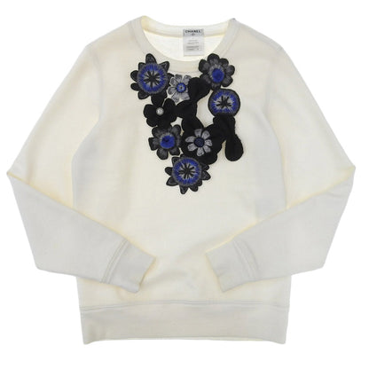 Top Quality Chanel Camellia Motif Trainer White