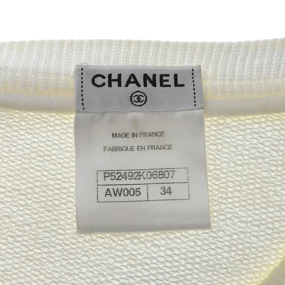 Top Quality Chanel Camellia Motif Trainer White
