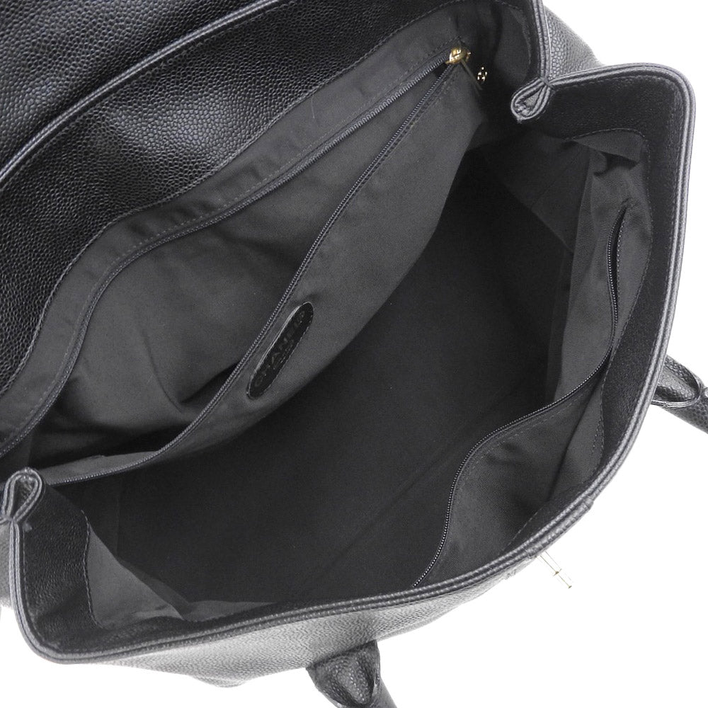 Top Quality Chanel Caviar Skin Coco Mark Turn Lock Shoulder Bag Vintage