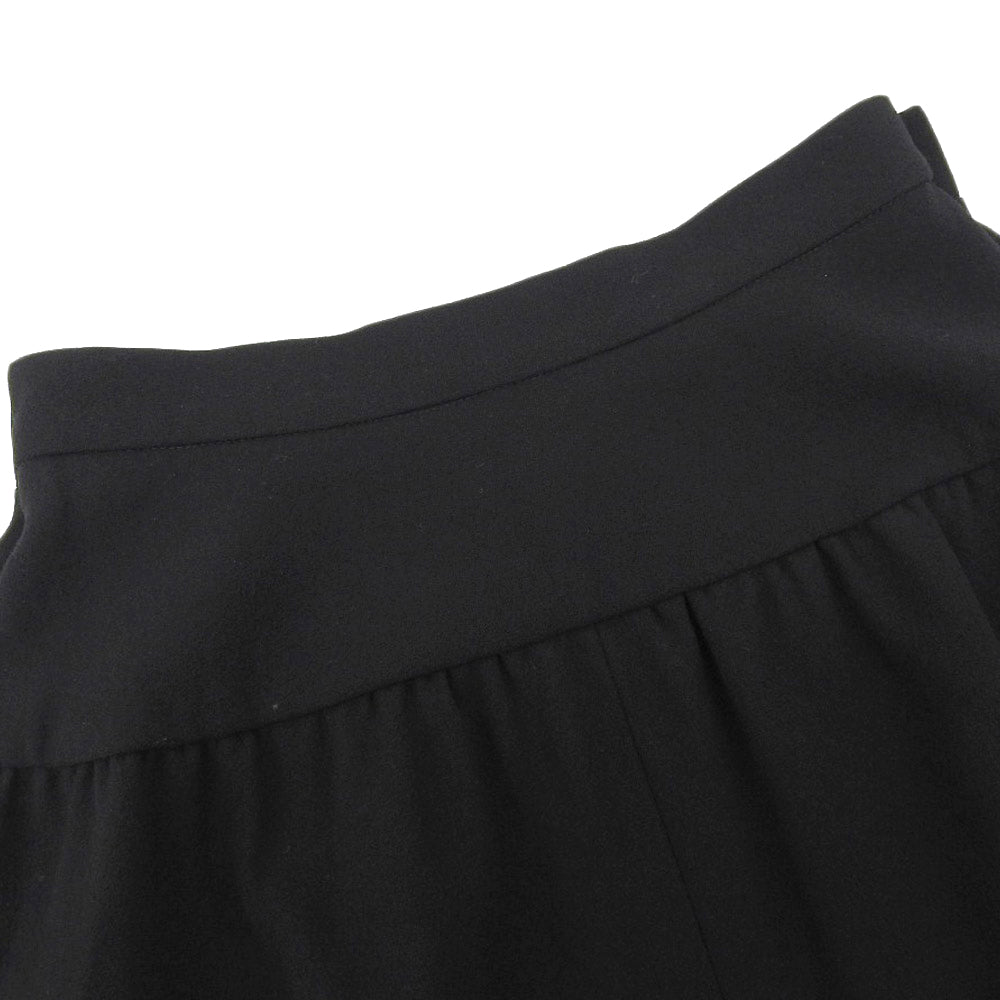 Top Quality Chanel Wool Skirt Vintage Black