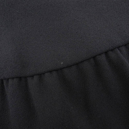 Top Quality Chanel Wool Skirt Vintage Black