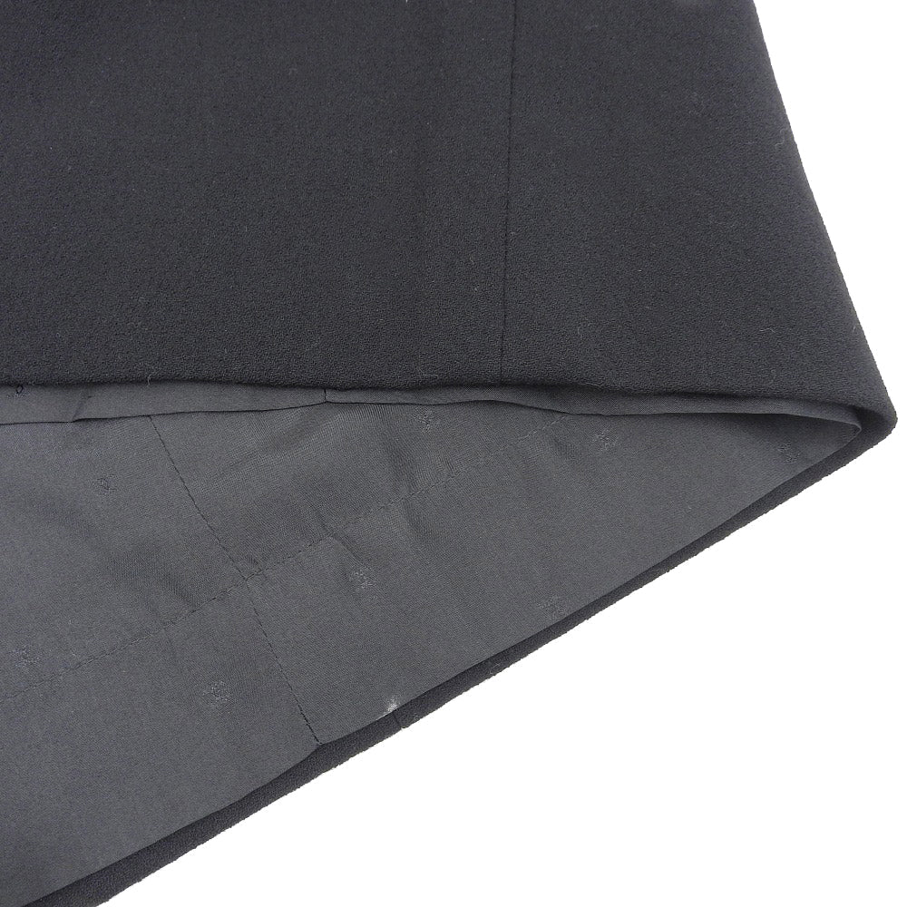 Top Quality Chanel Wool Skirt Vintage Black