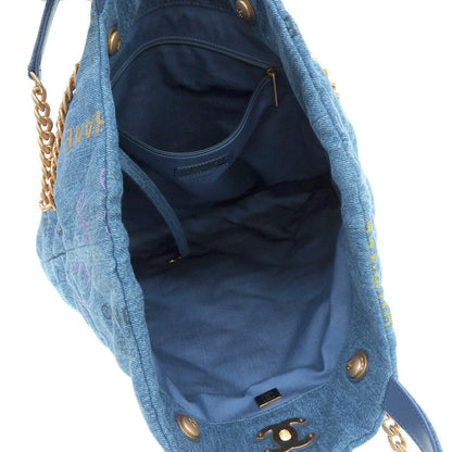 Top Quality Chanel Denim Maxi Shopping Bag AS3128