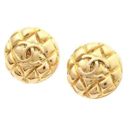 Top Quality Chanel Coco Mark Logo Matelasse Vintage Earrings