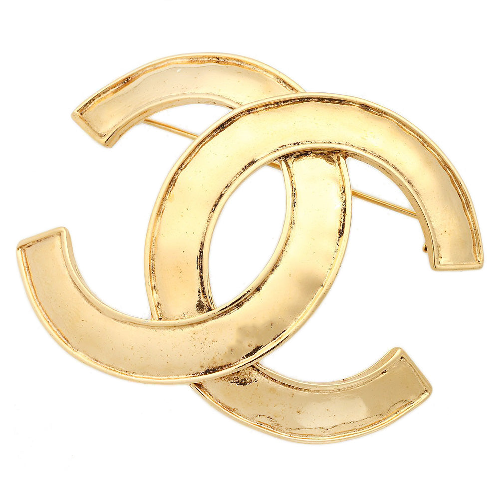 Top Quality Chanel Vintage Coco Mark Logo Brooch 94P
