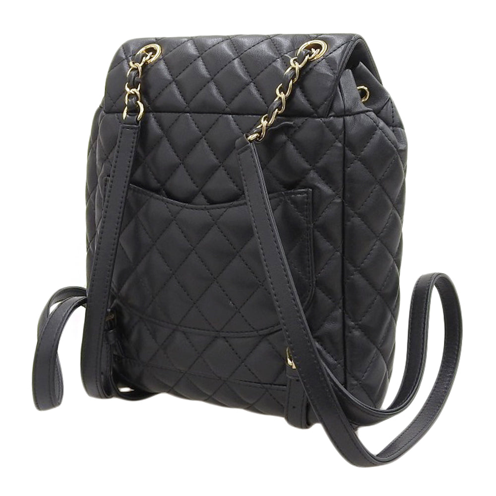 Top Quality Chanel Leather Coco Mark Backpack A91121
