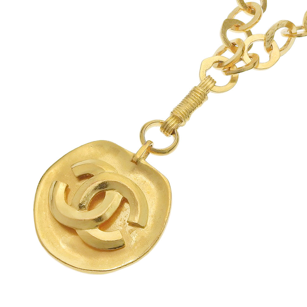 Top Quality Chanel Coco Mark Long Necklace Vintage 96P