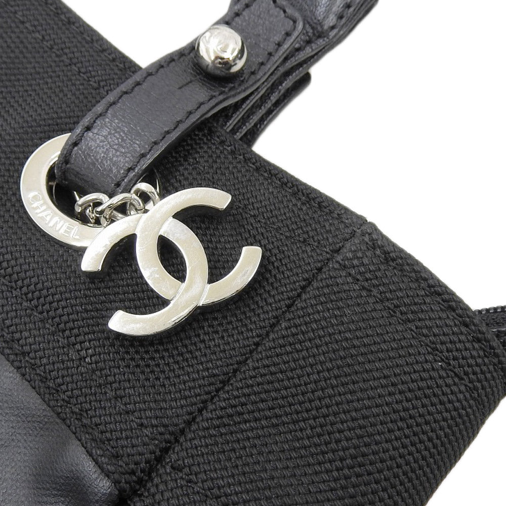 Top Quality Chanel Paris Biarritz PM Leather Canvas Handbag A34208