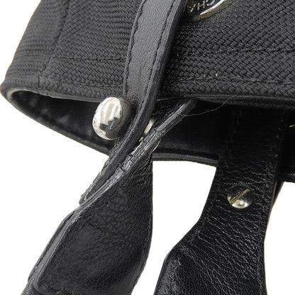Top Quality Chanel Paris Biarritz PM Leather Canvas Handbag A34208