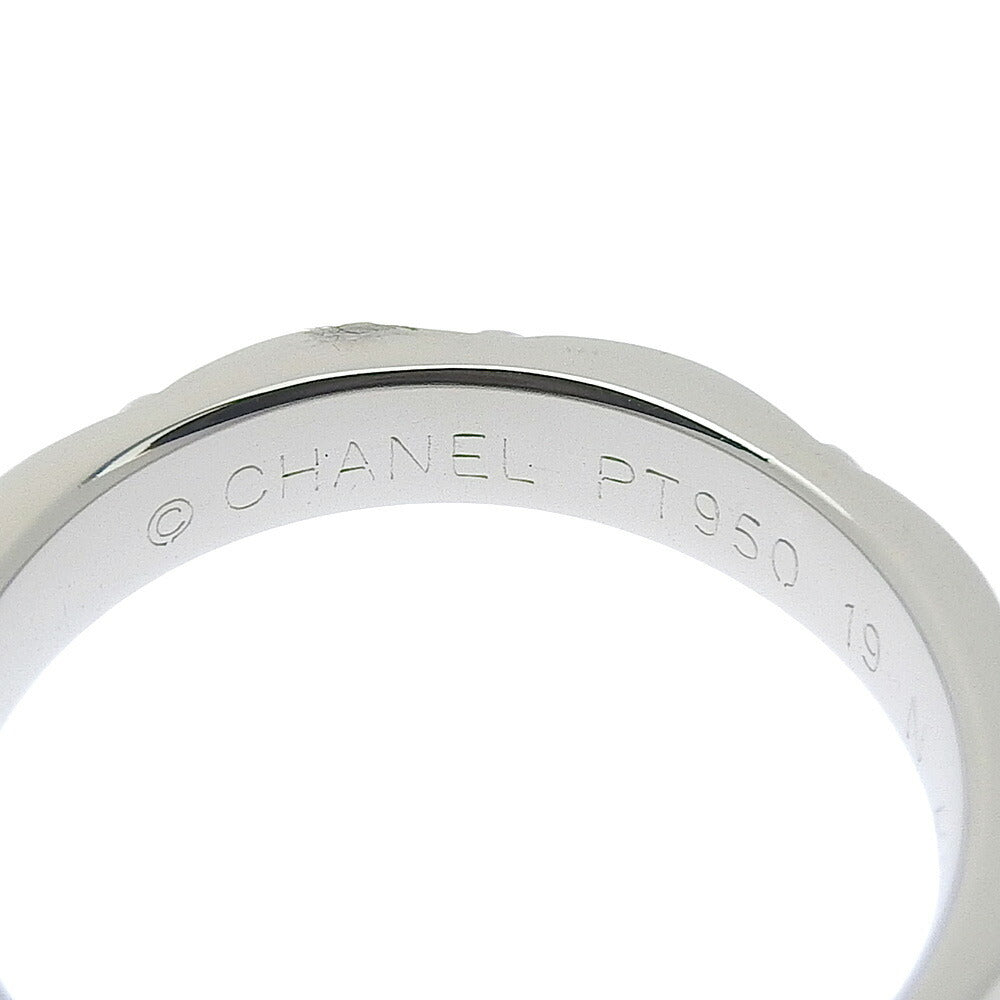 Top Quality Chanel Pt950 Matelasse Ring Platinum #46