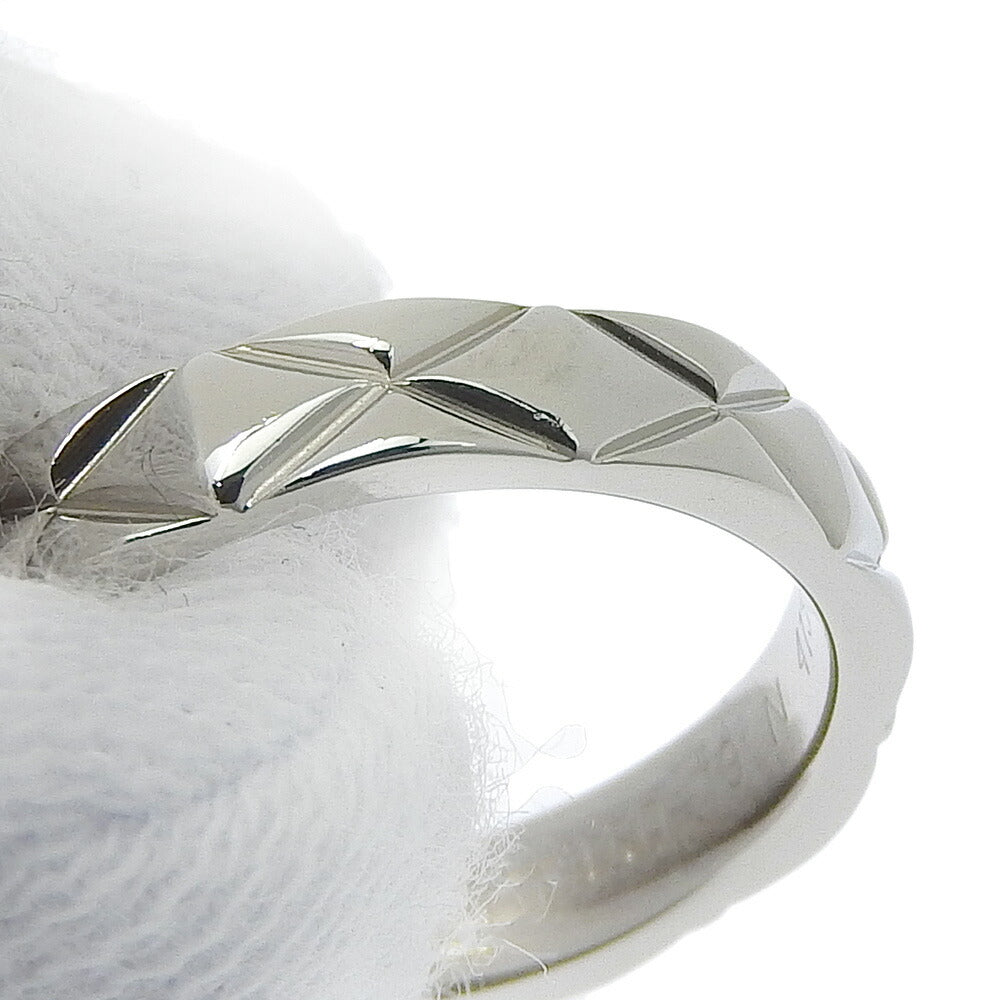 Top Quality Chanel Pt950 Matelasse Ring Platinum #46