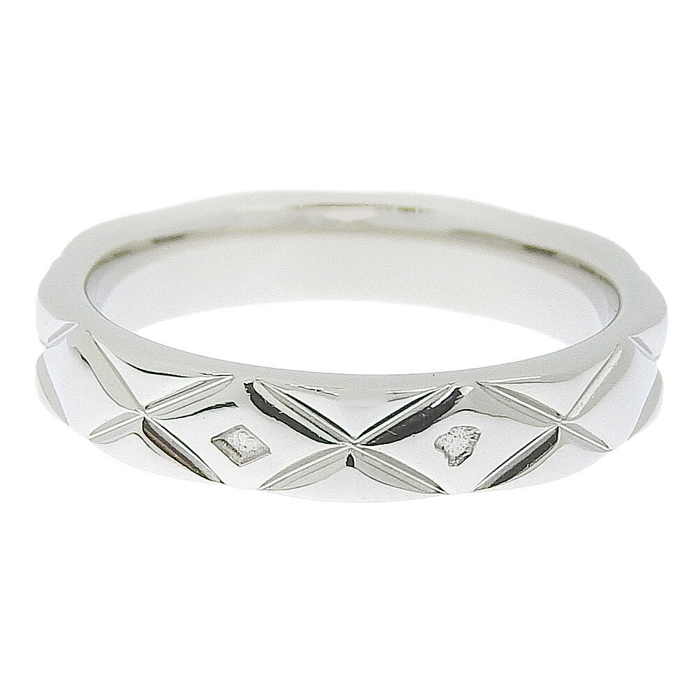 Top Quality Chanel Pt950 Matelasse Ring Platinum #46
