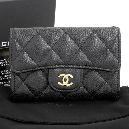 Top Quality Chanel Caviar Skin Business Card Holder AP0214