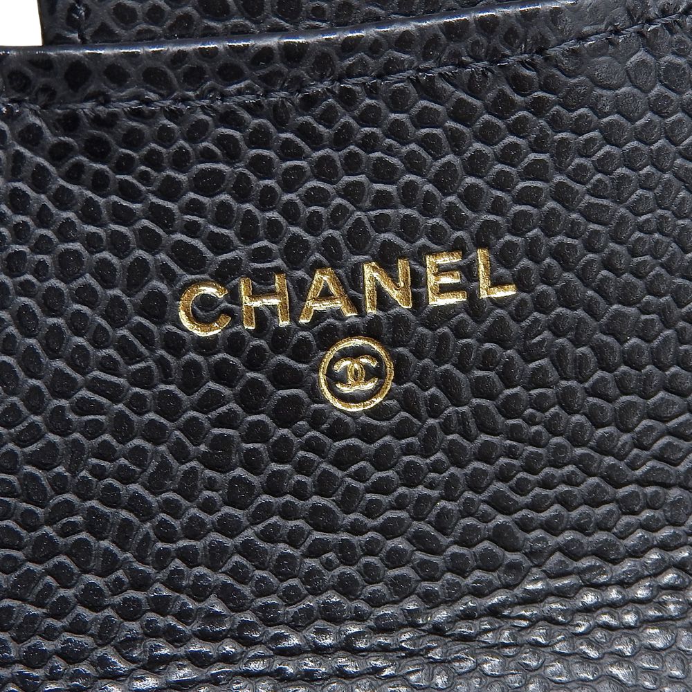 Top Quality Chanel Caviar Skin Business Card Holder AP0214