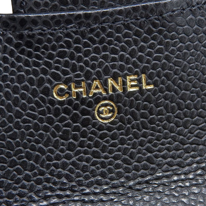 Top Quality Chanel Caviar Skin Business Card Holder AP0214