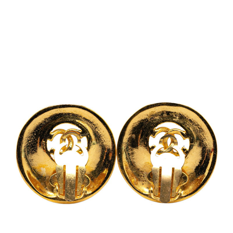 Top Quality Chanel Vintage Coco Mark Earrings Gold Plated