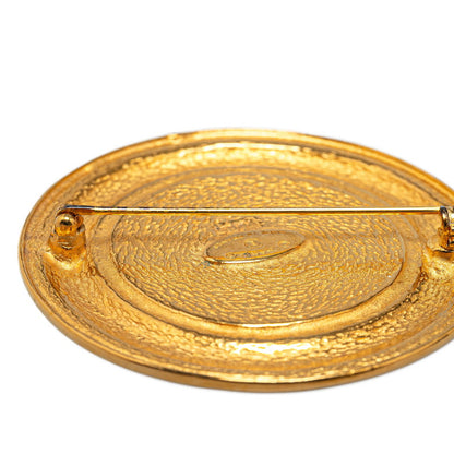 Top Quality Chanel Cambon Gold Plated Brooch
