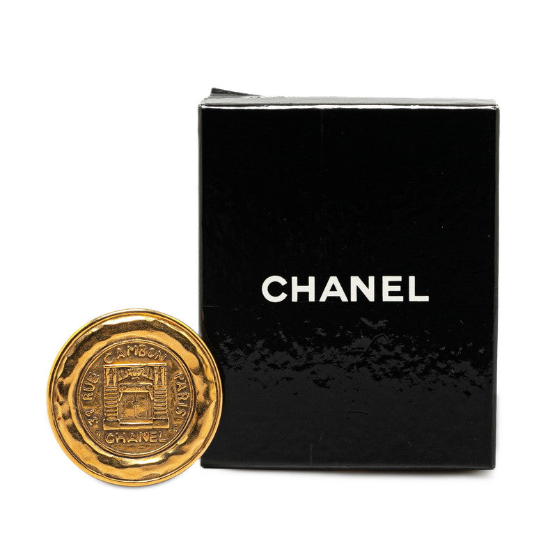 Top Quality Chanel Cambon Gold Plated Brooch
