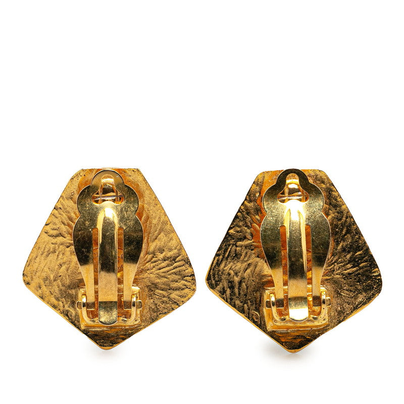 Top Quality Chanel Vintage Coco Mark Earrings Gold